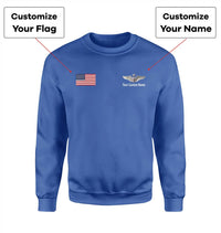Thumbnail for Customisable US Air Force 3D Sweatshirt - view 2