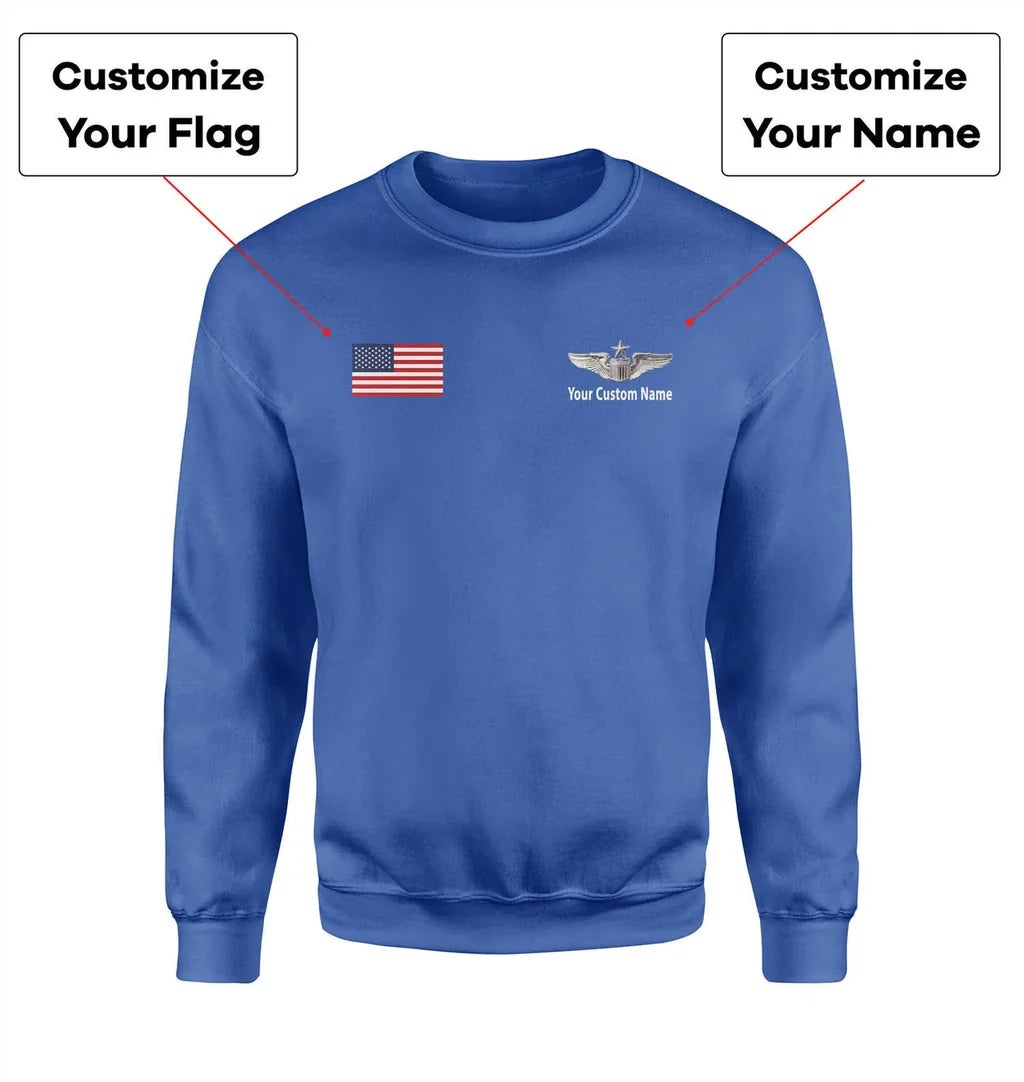 Customisable US Air Force 3D Sweatshirt - view 2