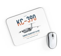 Thumbnail for Embraer KC-390 Millennium design on white rectangle mouse pad