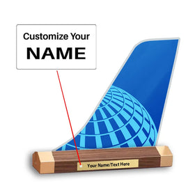 United Airlines Tail Logo Desk Models