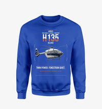Thumbnail for Airbus H135 design on blue sweatshirt