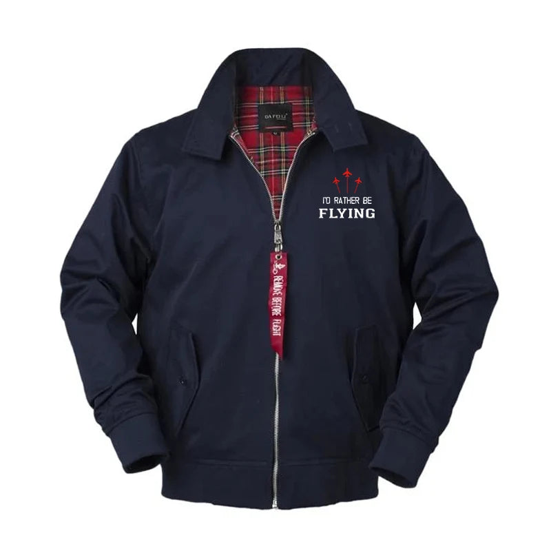 Customisable I'd Rather Be Flying Jacket - view 4