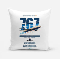 Thumbnail for Boeing 767-300ER design on white pillow