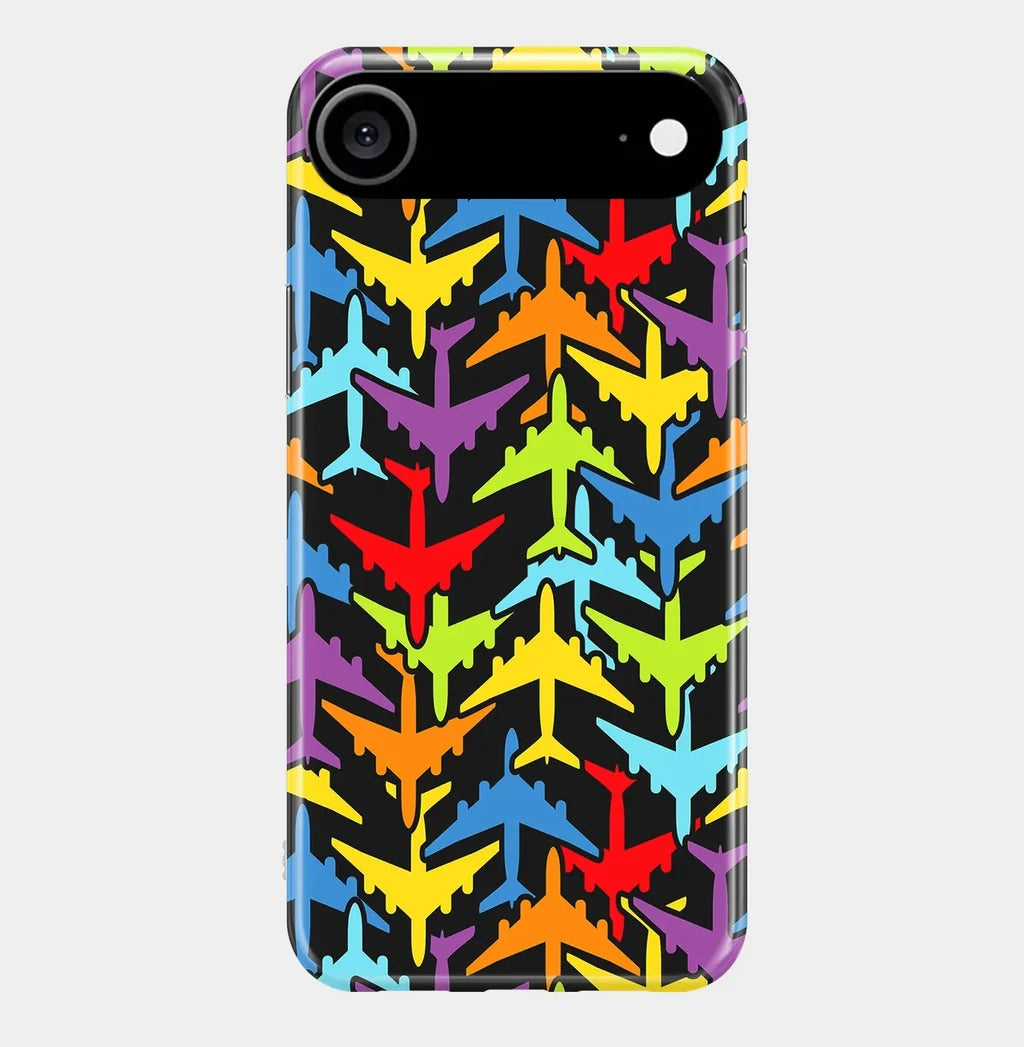 Super Colourful Airplanes iPhone Case - view 2