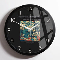 Thumbnail for VINTAGE G4262 - The Cowling Mirror Shine - Designed Wall Clocks design on black framed