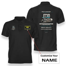 Pratt & Whitney JT3D Engine Premium Polo T-Shirts