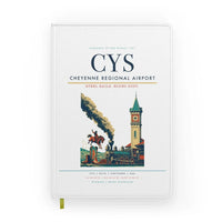 Thumbnail for Cheyenne Regional Airport (CYS) design on white notebook