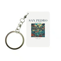 Thumbnail for SAN PEDRO - Poster - Key Chain - White