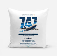 Thumbnail for Boeing 747-200B design on white pillow