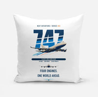 Thumbnail for Boeing 747-400 design on white pillow