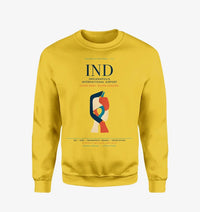 Thumbnail for Indianapolis International Airport (IND) design on yellow sweatshirt