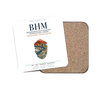 Thumbnail for Birmingham-Shuttlesworth International Airport (BHM) design on white 1 piece coaster