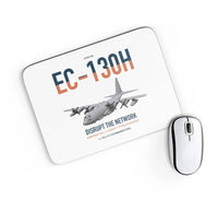 Thumbnail for EC-130H Compass Call design on white rectangle mouse pad
