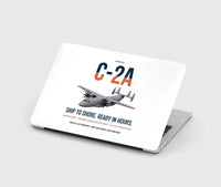 Thumbnail for C-2A Greyhound design on white MacBook case