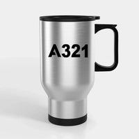 Thumbnail for Customisable Airbus A321 Travel Mug - view 2