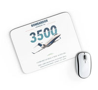 Thumbnail for Bombardier Challenger 3500 design on white rectangle mouse pad