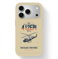 Thumbnail for Bell 412EPI design on beige magsafe iphone case, for iPhone 17 Pro