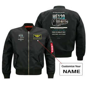 GE Honda Aero Engines HF120 Engine Bomber Jacket