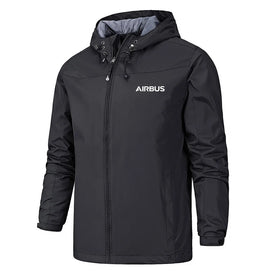 Airbus & Text Rain Jackets & Windbreakers