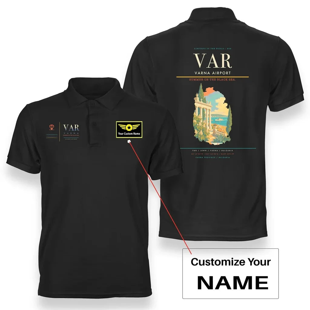 Varna Airport VAR Black+Name