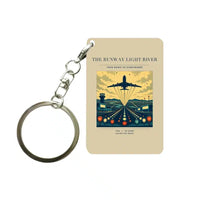 Thumbnail for VINTAGE G4303 - The Runway Light River - Designed Key Chain design on beige