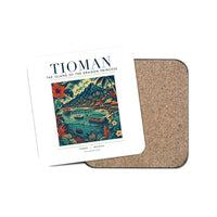 Thumbnail for TIOMAN - Poster - Coaster - White