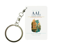 Thumbnail for Aalborg Airport (AAL) design on white key chain