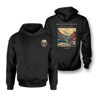 Thumbnail for VINTAGE G4338 - The Canyon Echo Run - Double-Side Hoodie design on black double side