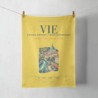 Thumbnail for Vienna Airport (VIE) design on yellow towel
