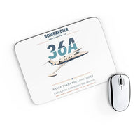 Thumbnail for Bombardier Learjet 36A design on white rectangle mouse pad