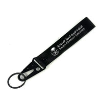 Thumbnail for Saudi Arabian Airlines Hawk-shaped key chain, Black + NO NAME