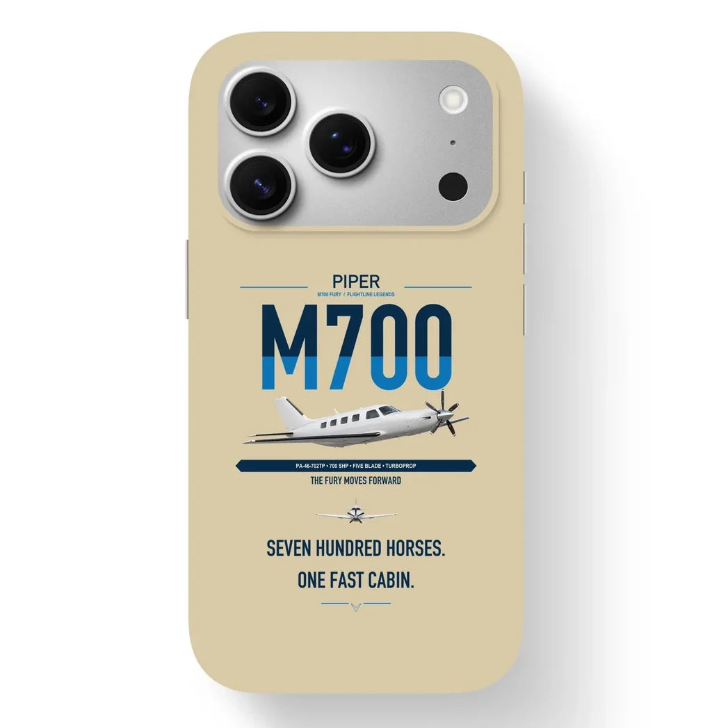Piper M700 Fury design on beige magsafe iphone case, for iPhone 17 Pro