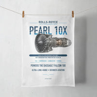Thumbnail for PEARL 10X design on white towel