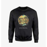 Thumbnail for HAI PHONG - Badge - Sweatshirt - Black