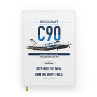 Thumbnail for Beechcraft King Air C90 design on white notebook