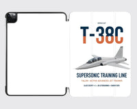 Thumbnail for T-38C Talon design on white ipad tablet case