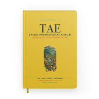 Thumbnail for Daegu International Airport (TAE) design on yellow notebook