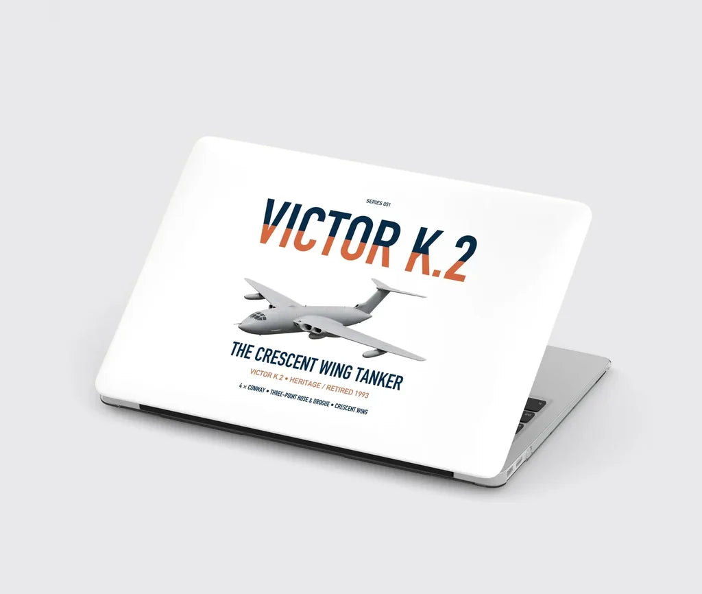 Handley Page Victor K.2 design on white MacBook case