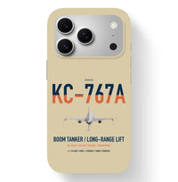 Thumbnail for Boeing KC-767A design on beige magsafe iphone case, for iPhone 17 Pro