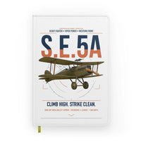 Thumbnail for Royal Aircraft Factory S.E.5a design on white notebook
