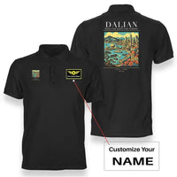 Thumbnail for DALIAN - Poster - Double-Side Polo - Black + Name