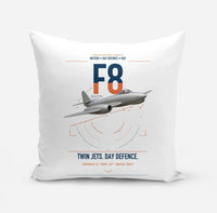 Thumbnail for Gloster Meteor F8 design on white pillow
