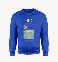Thumbnail for Sion Airport (SIR) design on blue sweatshirt