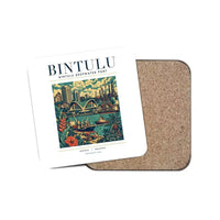 Thumbnail for BINTULU - Poster - Coaster - White