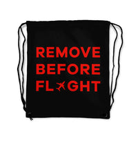 Thumbnail for Remove Before Flight Drawstring Bag - view 2