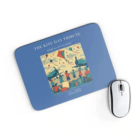Thumbnail for VINTAGE G4434 - The Kite Day Tribute - Designed Mouse Pads design on blue rectangle