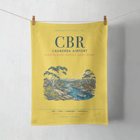 Thumbnail for Canberra Airport (CBR) design on yellow towel