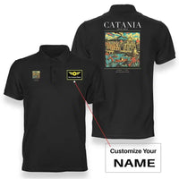 Thumbnail for CATANIA - Poster - Double-Side Polo - Black + Name