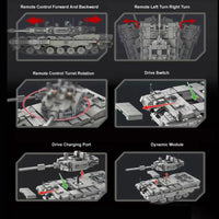 Thumbnail for 1122PCS Germany Leopard 2 Main Model - view 3