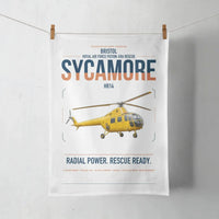 Thumbnail for Bristol Sycamore HR14 design on white towel